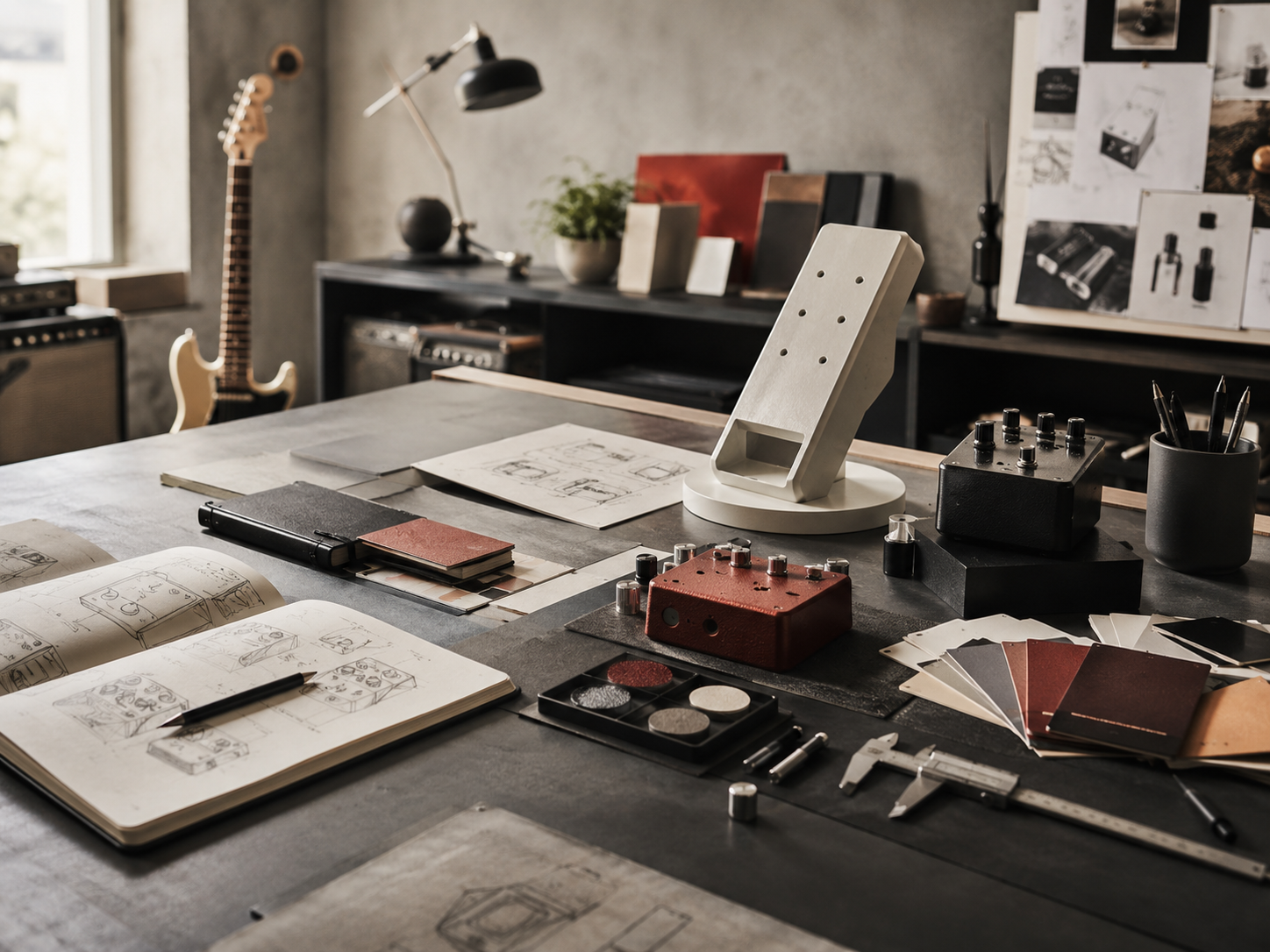 Placeholder image showing a design-led product development studio environment
