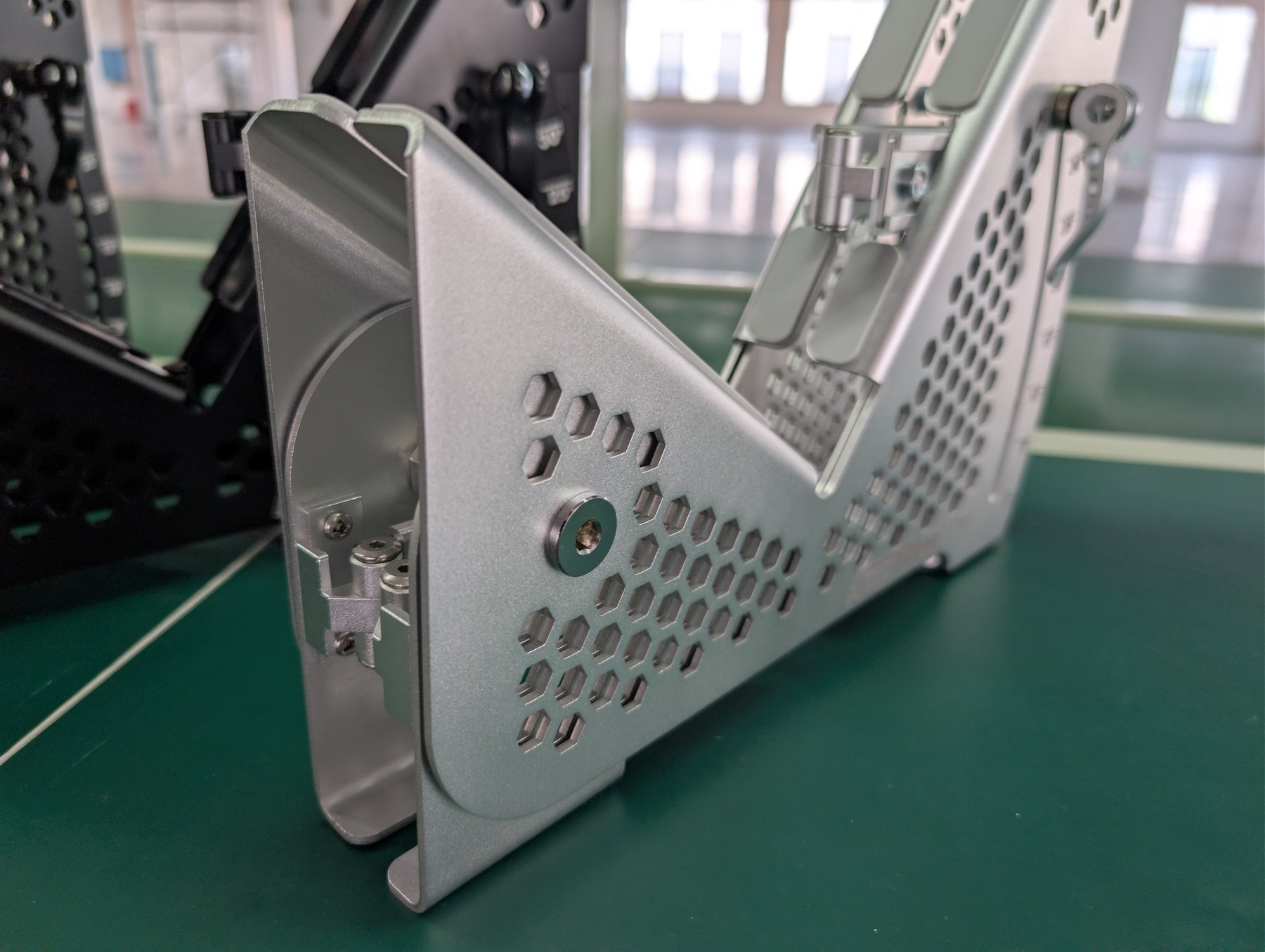 Close-up detail of AmpTiltor™ Pro construction